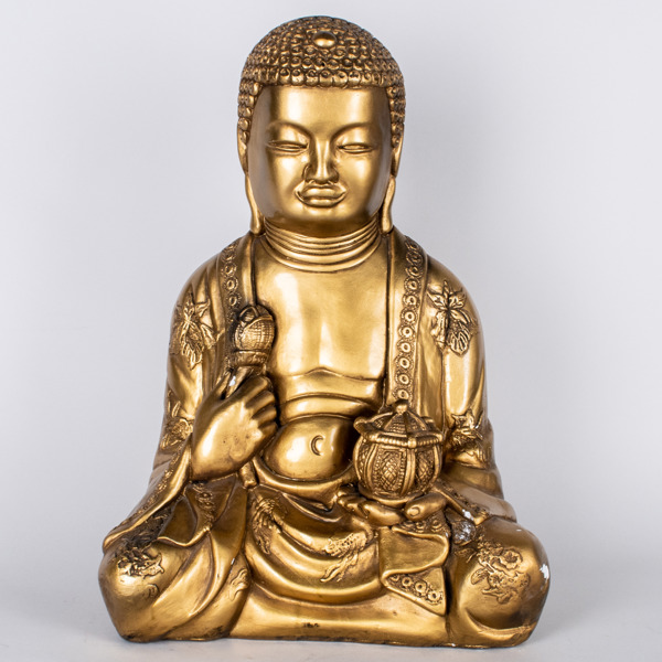 FIGUR, gips, Buddha, 1900-talets andra hälft _12852a_8db26ce5e12689e_lg.jpeg