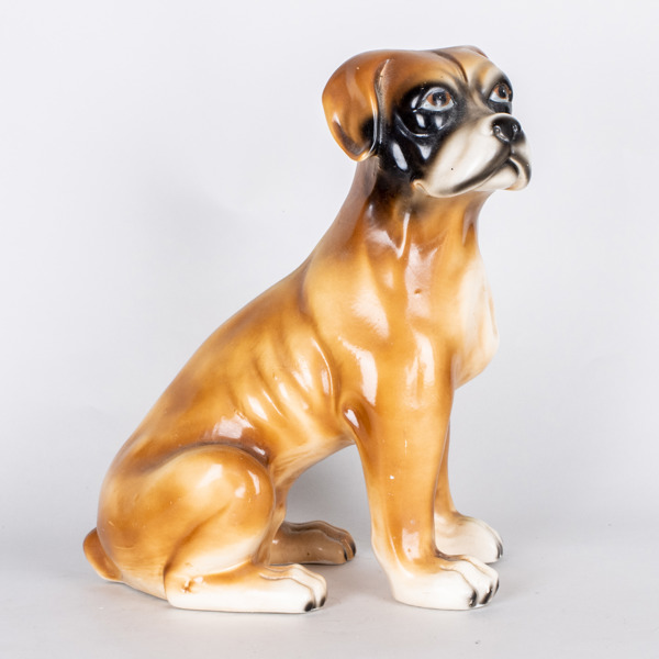 FIGUR, keramik, boxerhund, 1900-talats andra hälft _15572a_8db52c32b676188_lg.jpeg