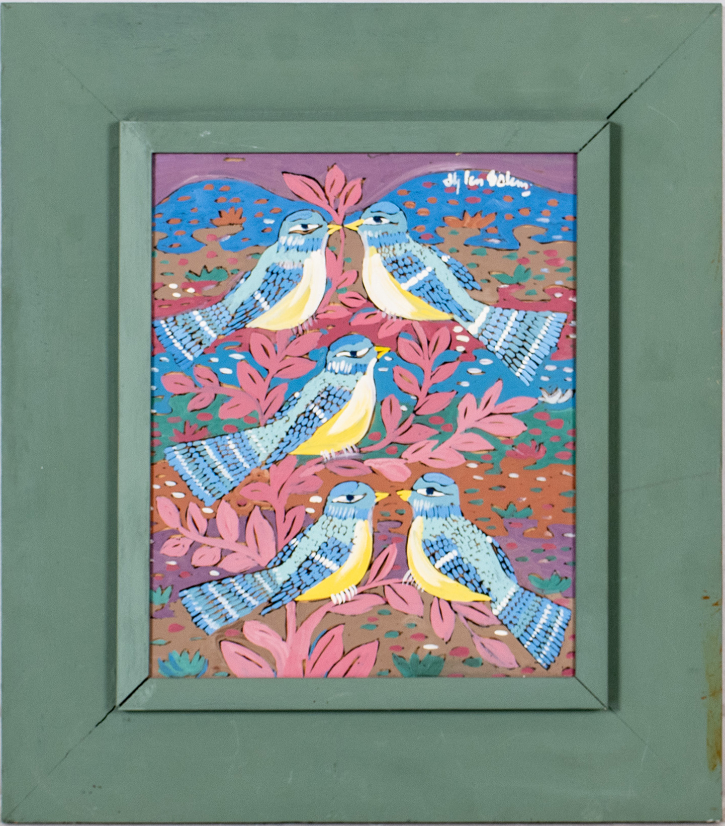 aly-ben-salem-tunisien-1910-2001-blandteknik-p-gla-auktion